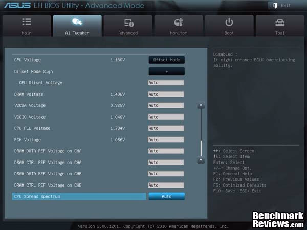 SandyBridge OC Analysis UEFI