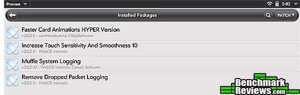 Preware Installed Packages