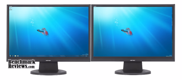 Dual Monitor HannsG 221DPB LCD Monitor Windows7