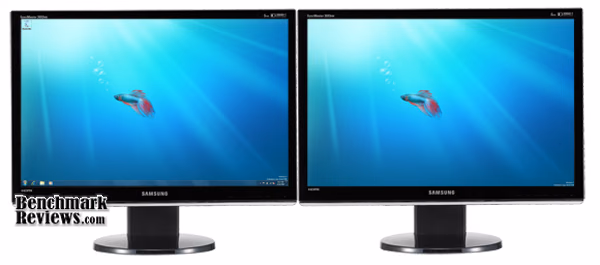 Dual Monitor Samsung 2693HM LCD Monitor Windows7