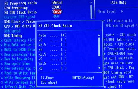 CPU Multiplier