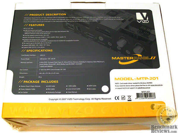 VIZO Master Panel II Expansion Interface 
