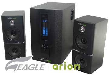 Eagle Arion ET-AR504LR-BK 2.1 Soundstage Speakers