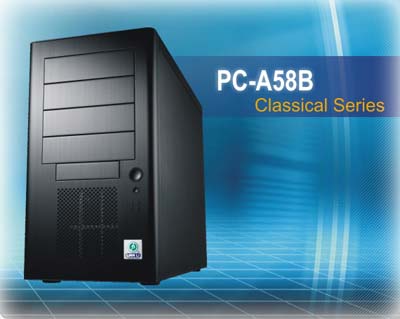 Lian Li PC-B58B Black Aluminum Alloy Mid-Tower ATX Case 