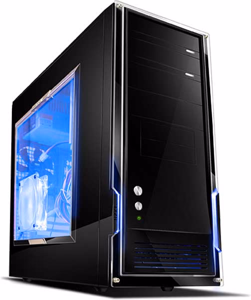 NZXT Alpha Window Front, corner view