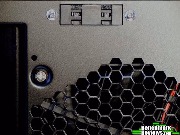 Antec One Hundred Computer Case Rear Fan Switches 002