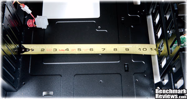 CoolerMaster Silencio 550 MeasurementWithCage