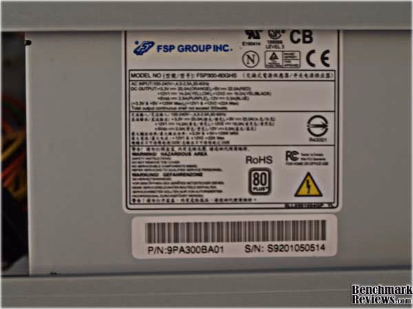 SilverStone SG06 Power Supp