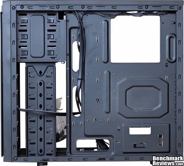 NZXT Source 210 Inside, back view