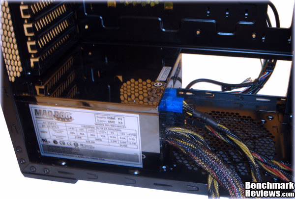 Zalman Z9Plus Interior PSUCage, installed