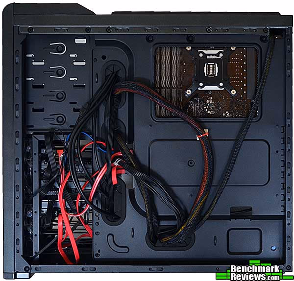 Corsair Carbide 400r Assembled, back view