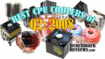 Best CPU Cooler Performance - Q2 2008