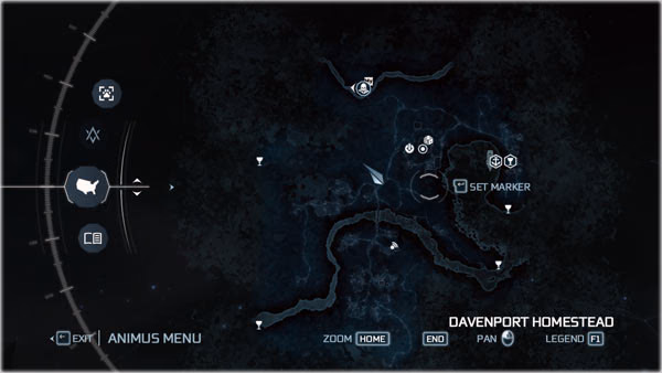Ubisoft AC3 Map