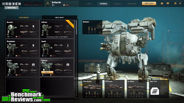 Hawken Video Game Preview MECH SHOP
