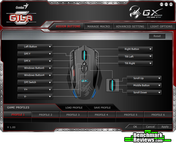 Genius Gila Gaming Mouse