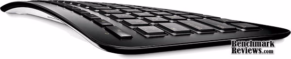 Microsoft Arc Wireless Keyboard, corner view