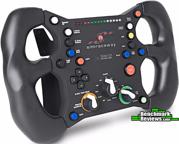 SteelSeries Simraceway SRW S1 Steering Wheel Angle Left