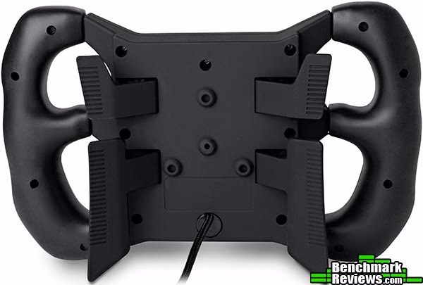 SteelSeries Simraceway SRW S1 Steering Wheel, back view