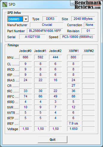 Crucial Ballistix CPU Tweaker