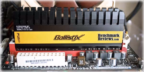 Crucial Ballistix, installed