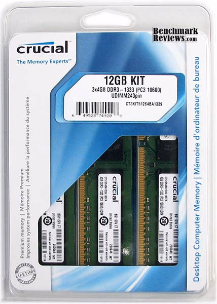 Crucial 12GB DDR3 CT3KIT51264BA1339 Kit