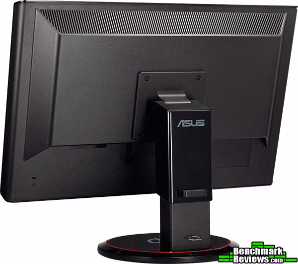 ASUS VG236H 120Hz LCD Monitor, rear view