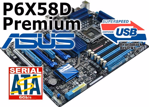 ASUS P6X58D Premium Motherboard X58 Performance, splash