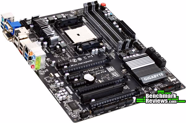Gigabyte F2A85X UP4, angle view