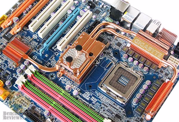 GA EP45T EXTREME Heat Pipes