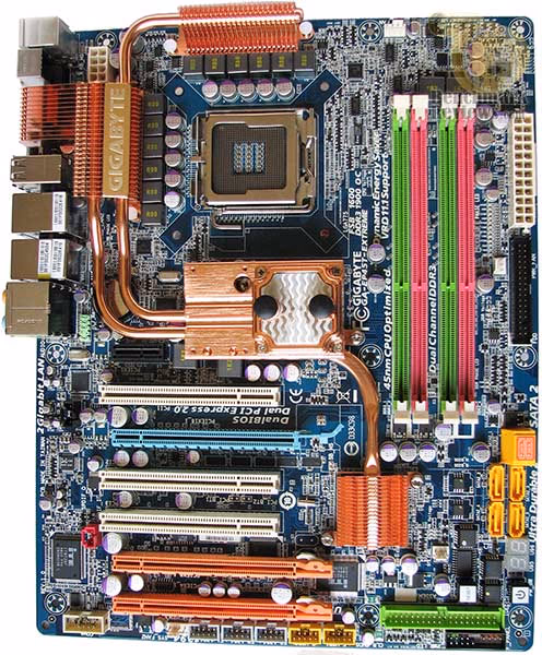 GA EP45T EXTREME, top view