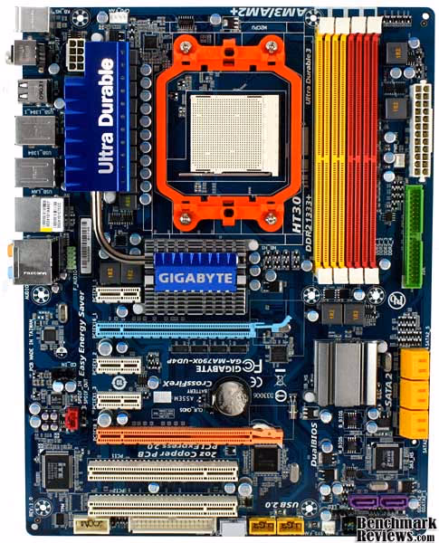 Gigabyte ma790x ud4p Layout
