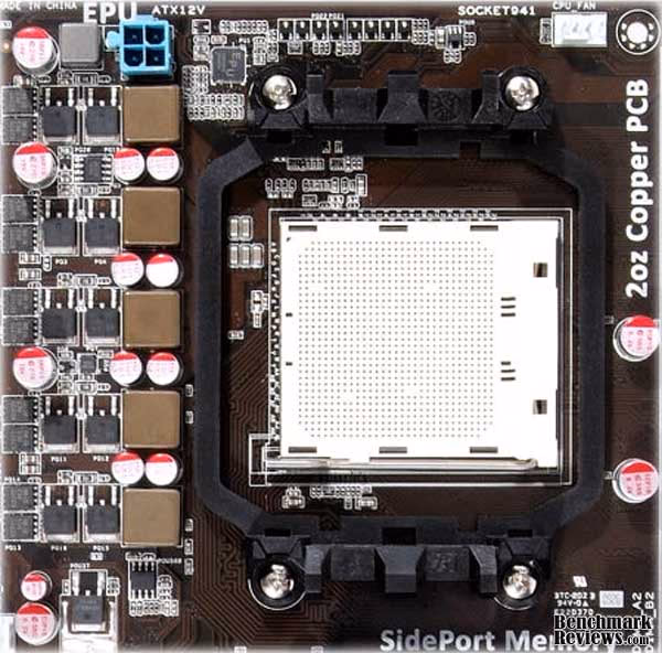 ASUS M4A785TDM CPU MOSFET