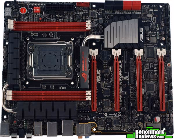 ASUS Rampage IV Formula, top view