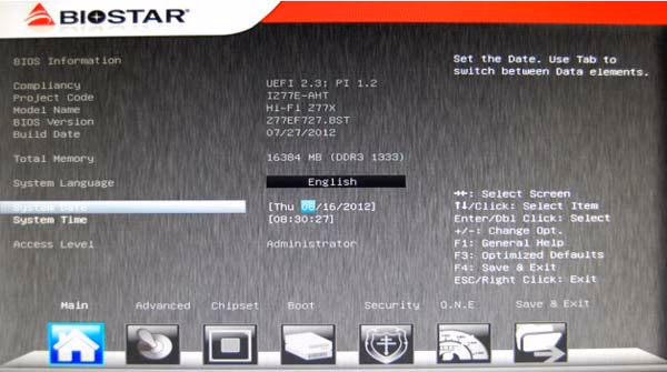Biostar Hi Fi Z77X UEFI1