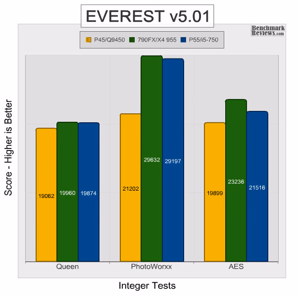 ASUS p7p55d Evo Everest Integer
