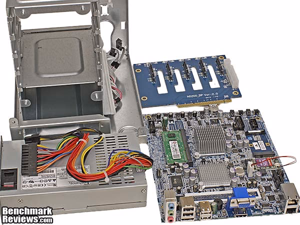 Thecus N5550 NAS Server Parts Apart