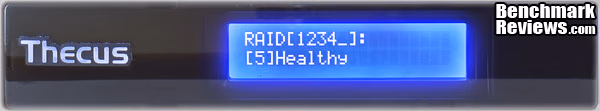 Thecus N5550 NAS Server RAID Healthy