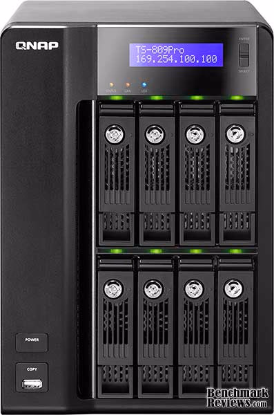 QNAP Ts 809, front view