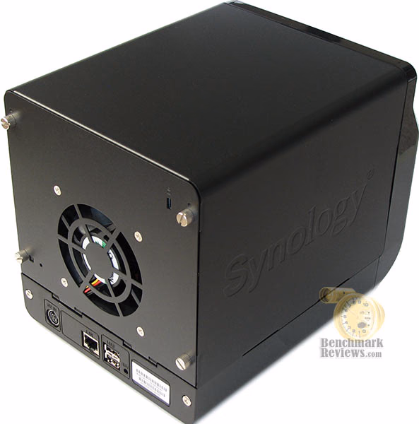Synology DS408 Rear, corner view