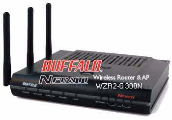 Buffalo Technology WZR2 G300N Wireless N Nfiniti Wireless Router