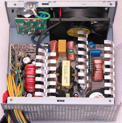 Antec EA-500 Internal Top View (click for large image)