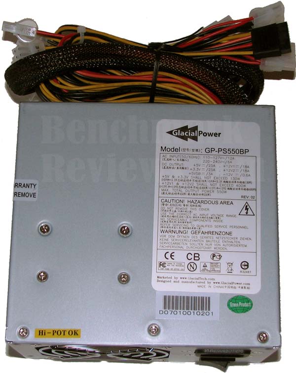 GlacialPower GP-PS550BP 550W ATX PSU