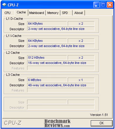 Phenom II x2 550 Cpuz Cache