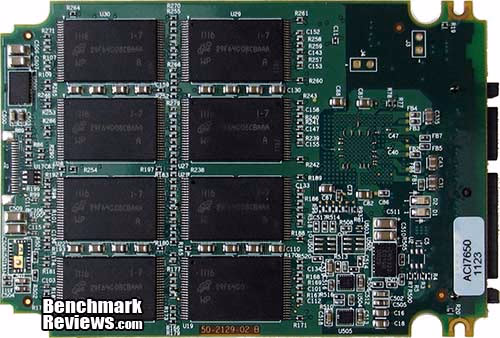 SandForce SF2281 PCB, bottom view