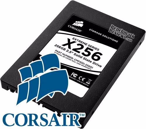 Corsair X256 256GB SATA II MLC SSD CMFSSD 256D1, splash