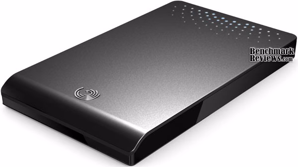 Seagate FreeAgent Go Top, angle view