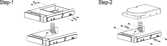 Tray Installation Instruction