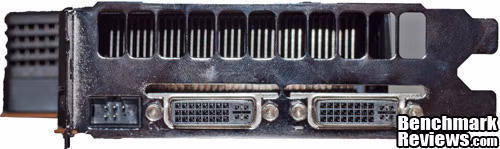 EVGA GTX 580 Classified, back view
