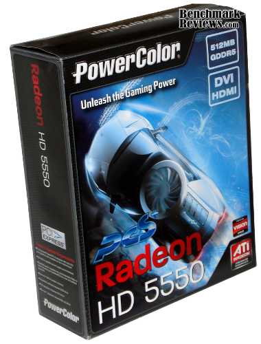 PowerColor PCS+ HD5550 512MB GDDR5 Video Card AX5550 512MD5-PP