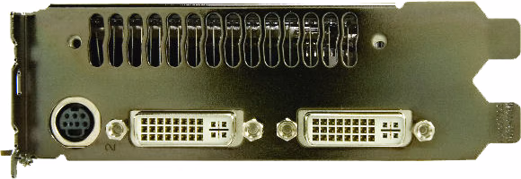 XFX 8800 GTS Series I/O Panel